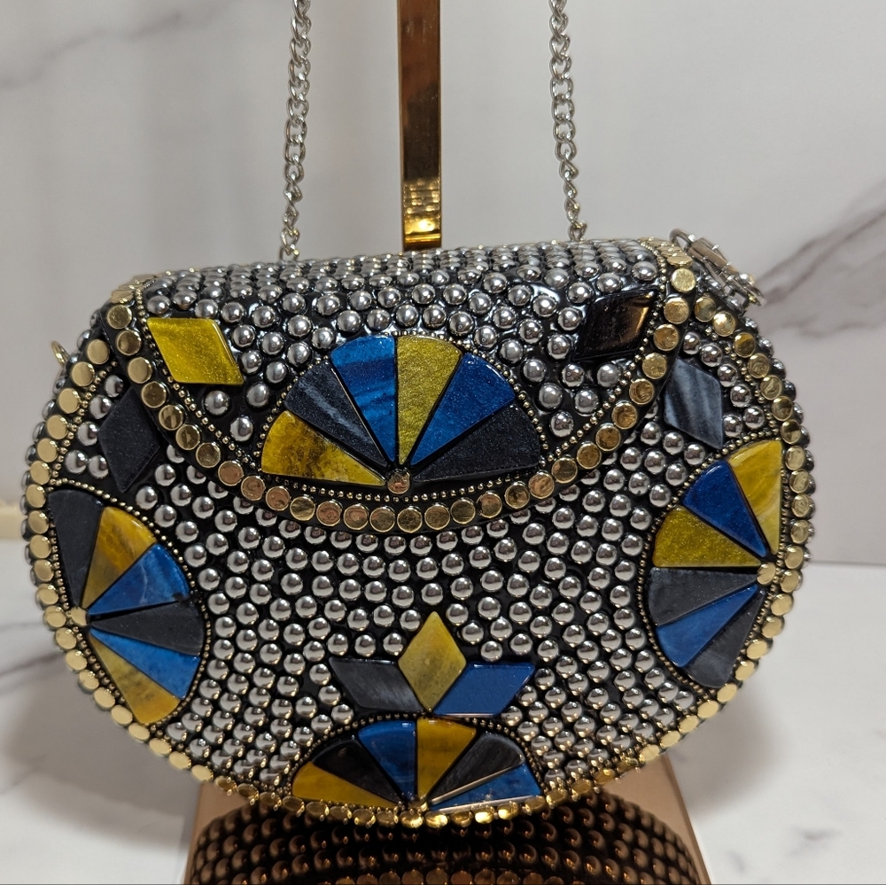 RAMLA Western Mosaic Bag NWOT - Picture 4 of 8